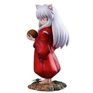 LABAICAI Tóc trắng Hình ảnh Inuyasha thời thơ ấu PVC. Phiên bản Q Hình PVC Anime Inuyasha Quà sinh n