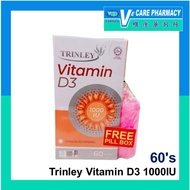 Trinley Vitamin D3 1000IU 60's (Exp: 03/2026)