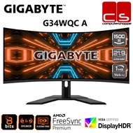Gigabyte G34WQC A 34" VA 1500R UWQHD 144HZ 1MS FREESYNC Curved Gaming Monitor