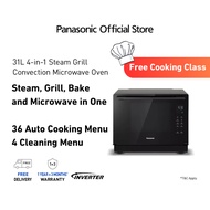 Panasonic NN-CS89LBYPQ 31L Convection Steam Grill Microwave Oven