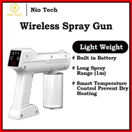 NioTech Wireless Blue Light Nano Mist Spray Gun Atomizer Nano Steam Spray Mist Gun Nano Mist Disinfection Machine