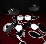 Avatar HXW SD61-5 Mesh Kit Electric Drum Set 8-Piece Electronic Drums Dual-zone Snare and Cymbal Wit