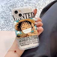Photo frame airbag case for iphone 14promax 11 13 12 7Plus X XS Max fashion Monkey D Luffy cover