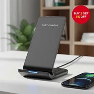 Fast Charge 30W Qi Wireless Charger Phone Stand for Samsung iPhone
