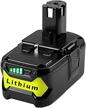 72 Wh / 4.0 Ah Lithium Replacement Battery for Ryobi, 18 V Battery Compatible with Ryobi P102 P103 P