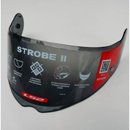 Original LS2 Visors FF908 Strobe II Full Face Motorcycle Helmet Replace Lens Black Ididium Silver Vi