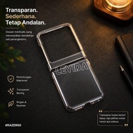Moto Razr 60 Clear Acrylic Case Ultra Thin Casing Moto Razr 60 H01
