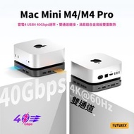 Mac Mini M4底座｜40Gbps雙通道SSD + HDMI 4K｜渦扇散熱