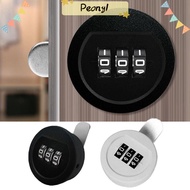 PDONY Password Lock, Zinc Alloy 3 Digital Code Combination Lock,  Anti-theft Furniture Hardware Drawer Lock Cupboard Drawer