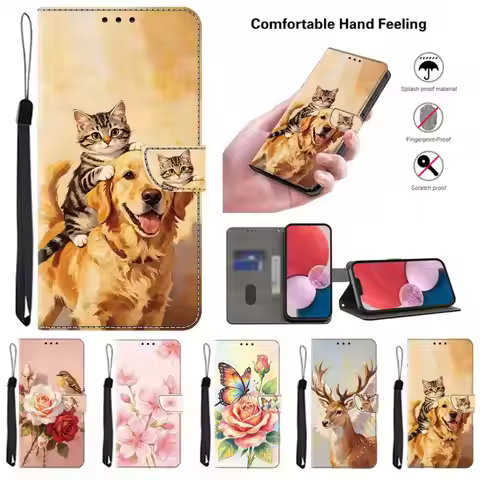 3D Magnetic Flip Leather Cover Wallet Case For Huawei P20 P30 Y9 Y7A Y7 Y6 Y6S Y5 Prime Pro Lite P S