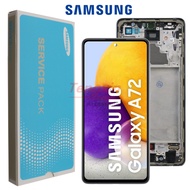 10pcs/lot AMOLED For Samsung Galaxy A72 A725 A725F/DS LCD Display Touch Digitizer Screen For Samsung A72 SM-A725F With Frame