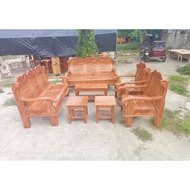 wooden sala set, pure narra