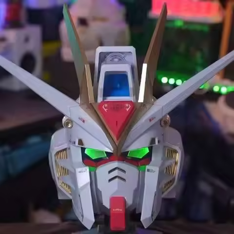 Strike Freedom Style LED Light-Up Wearable Helmet RX-78 Shield And Zaku Thermal Tomahawk Cosplay Pro