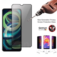999D Full Anti-Spy Privacy Tempered Glass Screen Protector For Redmi 15 15C 14C 14R 13 13x 13C 12 12