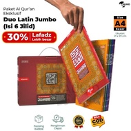 Al Quran Duo Latin Jumbo A4 Paket Box Isi 6 Jilid Quran Mudah Baca