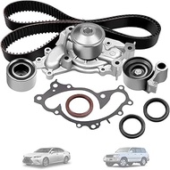 Timing Belt Kit with Water Pump TKT-024 Compatible with 1994-2004 Toyota Camry Avalon Sienna Solara 