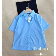 Zara Shirt Full Label Blue