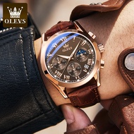 นาฬิกาแบรนด์ Oris สามตาหกมือโครโนกราฟนาฬิกาควอทซ์ข้ามพรมแดนร้อนขายกันน้ำส่องสว่างนาฬิกาผู้ชายนาฬิกาผู้ชาย