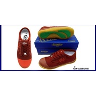 Breaker BK4P รองเท้าผ้าใบผูกเชือกนักเรียนชาย ยี่ห้อเบรกเกอร์ Breaker BK4P size 31-45