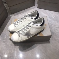 Golden Goose Distressed Star Small Dirty Shoes GGDB Genuine Leather White Shoes