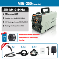 REAIM Mesin Las Inverter MIG-250 IGBT 450 Watt / Mesin las / Mesin trafo las / Welding Machine / Las Listrik Full Set / Welding Tools