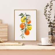 水果串串•檸檬柑橘-北歐水果裝飾畫/房間佈置/辦公桌裝飾/開運