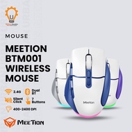 Meetion BTM001 Silent Click Mouse Dual Mode 2.4Hz & Wireless Bluetooth