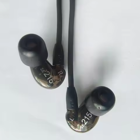 SE215 Earphons Hifi Stereo Noise Canceling 3.5MM se 215 Detchabl wired in ear headphones headset wit