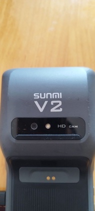 SUNMI V2 無線POS系統,蓋有損壞.當零件機