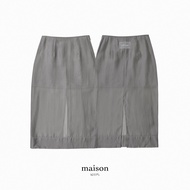 maison KEEPS | Mist Sheer Midi Skirt | กระโปรง