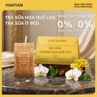 HUATIAN Milk Tea Cinnamon Orchid Flavor Convenient Zip Bag, Low Kcal Drink, 140g (20gx7 bags) Easy t