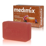 Medimix印度全新包裝版皇室藥草浴美肌皂/藏紅花/125g-5入