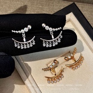 Men Men Ziyi Golden Tassel Diamond Earrings Female 0 High-End Earrings Unique Beautiful Earrings