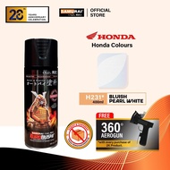 Samurai H231 Bluish Pearl White Honda Colour - Aerosol Coating Spray Paint for Automotive Car Motorc