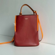 98新❤️🧡 Burberry 紅色拼接橘色水桶包