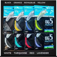 Yonex BG 5 match and BG 6 badminton strings random colors