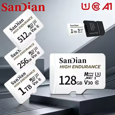 2026 High Endurance micro Tf SD Card V30 U3 C10 Professional Memory card for dash cam or home monito