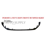 *   PERODUA MYVI D20N 2017-2020 FRONT/ DEPAN BUMPER SKIRT SPOILER 52711-BZ140-C2