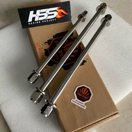 PRO PART STAINLESS AXLE F1ZR FIZR Force 1 JUPITER VEGA R