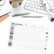 2024 Monthly Yearly Planner Wall Calendar 2024 Wall Planner Full Year Calendar 356 Days Full Year Pl