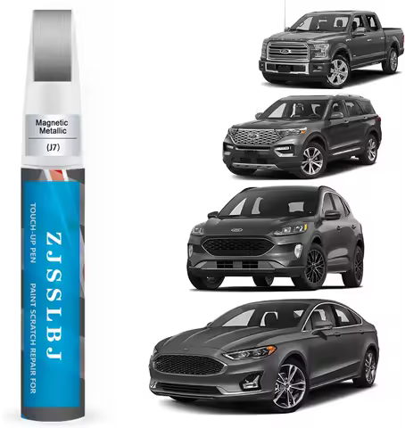 Car Touch Up Paint(Magnetic Metallic(J7)) for Ford, Car Paint Scratch Repair Kit, Quick & Easy Solut