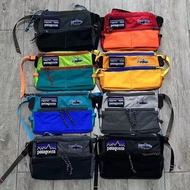 Patagonia American Style One-Shoulder Messenger Bag Men's Street Wear Large-Capacity Fishing Waterproof Multifunctional Le