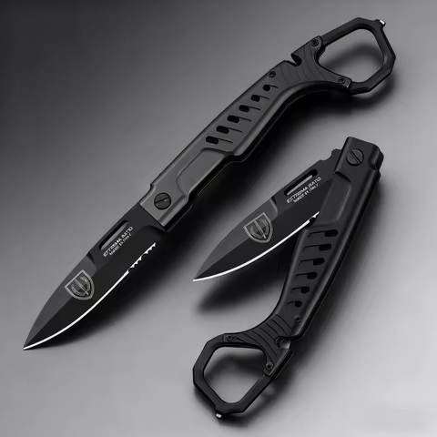 MH-STEALTH Ghost Tactical Folding Knife, anodized process, aluminum alloy handle, N690 steel, EDC pe
