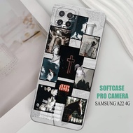 HP Latest SAMSUNG A22 4G Case - SAMSUNG A22 4G - SAMSUNG A22 4G Softcase - Pro Camera Softcase - Cas