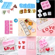 Silicone Mold - PRINTED Letters - Baby Letters 2.8cm - candy making - 3D jelly - kitchen utensils
