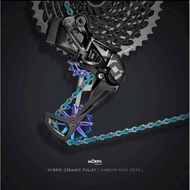 Morph Hybrid Ceramic Pulley Set 12/14T Pulley or 14/16T Sram Eagle/Shimano 12s Pulley