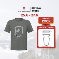 Áo thun Victorinox THỤY SĨ Brand Collection Mountain Graphic Tee - Grey