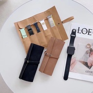 Travel Watch Organizer Watch Band Box Watch Strap Organizer for Apple Watch Portable Foldable Carryi