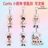 [ks1098.my] Special Promotion cortis keychain gold master training Martin Merchandise Cute Chef Acry