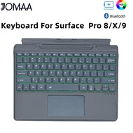 Jomaa cho Google Surface Pro 8 prro x Pro 9 Bàn phím có đèn nền bàn phím cho Surface Pro 8 13 inch c
